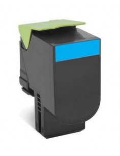 Lexmark 80C8XC0 4000pages Cyan cartouche toner et laser 2