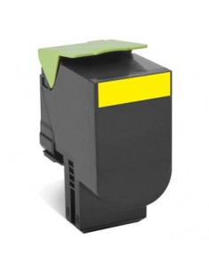 Lexmark 80C8XY0 4000pages Jaune cartouche toner et laser