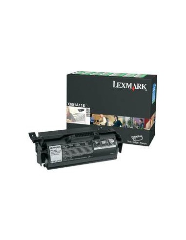 Lexmark X651A11E Laser cartridge 7000pages Noir cartouche toner et laser