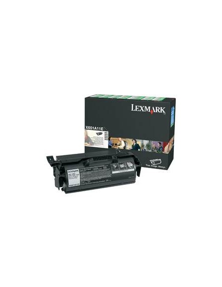 Lexmark X651A11E Laser cartridge 7000pages Noir cartouche toner et laser