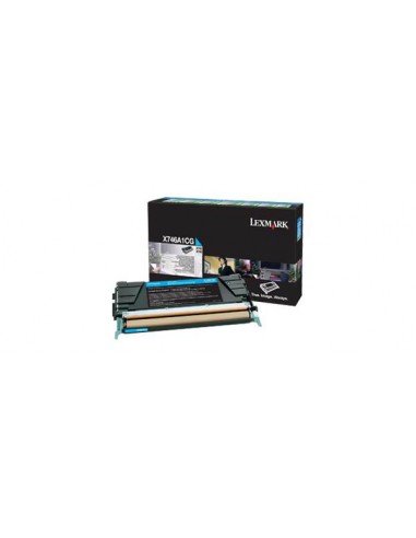 Lexmark X746A1CG Toner laser 7000pages Cyan cartouche toner et laser