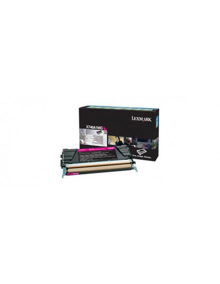 Lexmark X746A1MG Toner laser 7000pages Magenta cartouche toner et laser