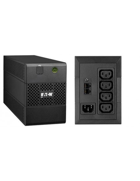 Eaton 5E650iUSB Interactivité de ligne 650VA 4AC outlet(s) Tour Noir alimentation d'énergie non interruptible