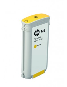 HP 728 130-ml Yellow DesignJet Ink Cartridge