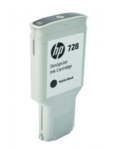 HP 728 300-ml Matte Black DesignJet Ink Cartridge