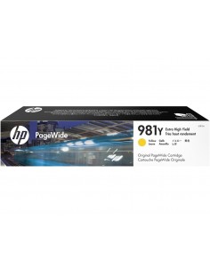 HP 981Y Extra High Yield Yellow PageWide Cartridge