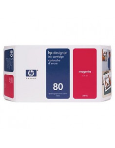 HP 80 350-ml Magenta DesignJet Ink Cartridge