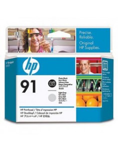 HP 91 Photo Black/Light Gray DesignJet Printhead