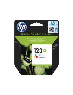 HP 123XL High Yield Tri-color Original Ink Crtrdge