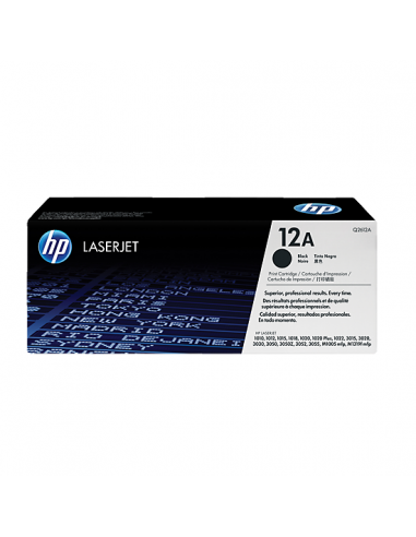 HP 12A 2-pack Black Original LaserJet Toner Cartr