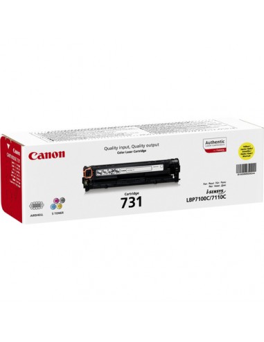 Canon 731 Y (yield  1500* pages)
