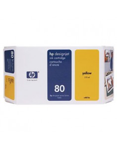 HP 80 350-ml Yellow DesignJet Ink Cartridge