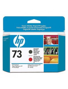 HP 73 Matte Black/Chromatic Red DesignJet Printhad