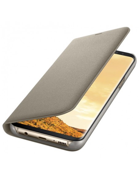 SAMSUNG LED VIEW COVER POUR S8 PLUS GOLD
