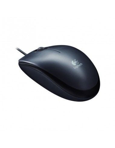 LOGITECH Corded Mouse M100 ( Mouton) Black (910-001602)