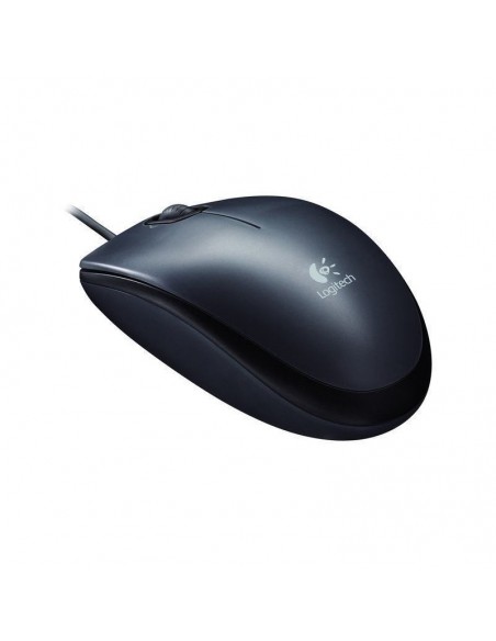 LOGITECH Corded Mouse M100 ( Mouton) Black (910-001602)