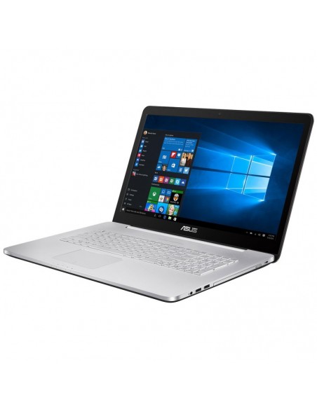 ASUS N752VX i7-6700HQ,12G,1TB+128G SSD,4G,Wn10,17" Gray Silv (90NB0AY1-M01320)