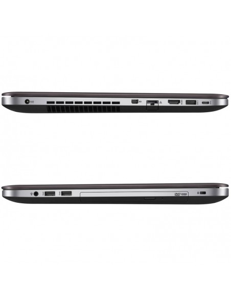 ASUS N752VX i7-6700HQ,12G,1TB+128G SSD,4G,Wn10,17" Gray Silv (90NB0AY1-M01320)